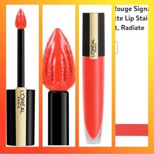 5/$14🎈🎈L'Oreal Paris Rouge Signature Lightweight Matte Lip
Stain in Radiate